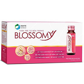 Thực Phẩm Bảo Vệ Sức Khỏe Giúp Da Sáng Đẹp Và Dạ Dày Khỏe Blossomy Hộp 10 chai x 50ml