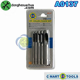 Bộ đục lỗ C-Mart A0137 có 5 cây size 3mm -8mm