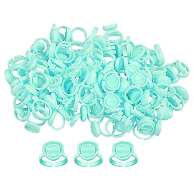 Eyelash Extension Rings Glue  Cups Makeup Supplies Tools Pink