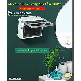 Máy Sưởi Treo Tường Phòng Tắm , Phòng Vệ Sinh C12 - Sưởi Gốm PTC - Chống Thấm Nước - Tiết Kiệm Điện Năng - Có Video