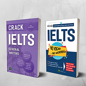 Download sách Combo 2 Cuốn: Crack IELTS General Writing + IELTS No Vocab - No Worries!