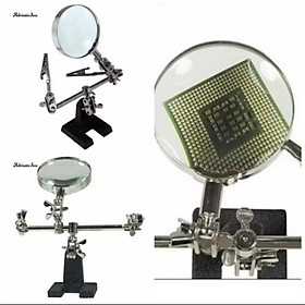 1 GIÁ KẸP HÀN LINH KIỆN ĐIỆN TỬ CÓ KÍNH LÚP CAO CẤP THUẬN TIỆN CHO MỌI NGƯỜI 