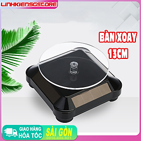 Mua Bàn Xoay Trưng Bày Trang Sức   Sản Phẩm Size 13cm Có Đèn LED Xoay 360 Độ Chất Liệu ABS Cao Cấp