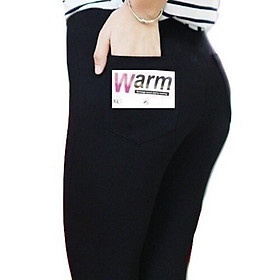Quần legging nữ 4 túi chất cotton co giãn quần nữ cạp chun chất cotton loại 1 dày dặn mịn mát Banamo Fashion 714
