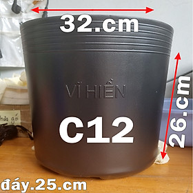 50 Chậu 33x27x25cm nhựa PE dẻo trồng cây bền từ 5 đến 10 năm-77108