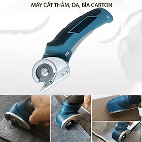 Mua Máy cắt da  thảm  tấm nhựa PVC  bìa carton đa năng cầm tay chạy pin sạc