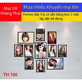 Mua Bộ tranh FOMEX dán tường tiệm cắt tóc nam nữ. Mã TH100