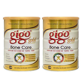 Combo 2 hộp Sữa Bột Gigo Gold Bone Care (900g) – chăm sóc sức khỏe cơ – xương – khớp