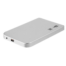 Hộp ổ cứng 2.5 inch USB3.0 SATA SSD-Màu Bạc