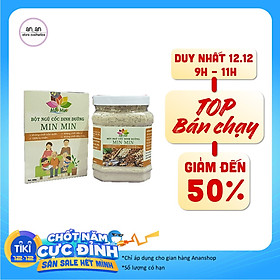 Ngũ Cốc Dinh Dưỡng Min Min 1 KG ( 2 hộp)- Ngũ Cốc Lợi Sữa Mẫu Mới 18 Loại Hạt