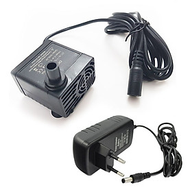 Mua Máy bơm chìm mini 6V 12V 300L không chổi than kèm nguồn