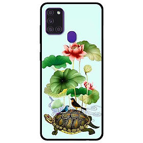 Ốp lưng dành cho Samsung Galaxy A12 - A21s - A31 - mẫu Sen Và Rùa
