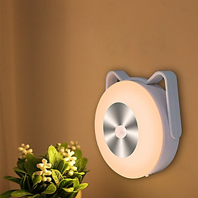 Đèn Cảm Ứng Đèn LED Cảm Biến Chuyển Động Có Giá Đỡ Hình Tai Mèo