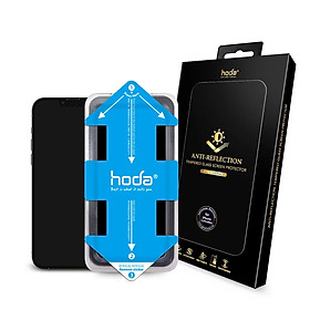 Dán Cường Lực dành cho iPhone 14 Pro/14 Pro Max/13/13 Pro/13 Mini/13 Pro Max HODA Full Anti-Reflection Kèm Khung Dán - Hàng Nhập Khẩu