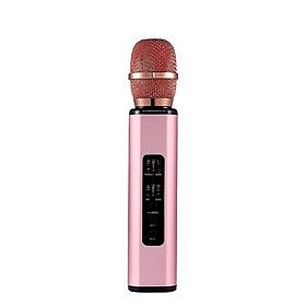 Mua Micro hát Karaoke kiêm Loa Bluetooth âm thanh chất lượng cao - KTV K6 (Màu Hồng)