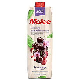 Nước Ép Cherry Và Hỗn Hợp Rau Quả Malee 1L - Nhập Khẩu Thái Lan | Malee 100% Mixed Vegetable and Fruit Juice Cherry 1L