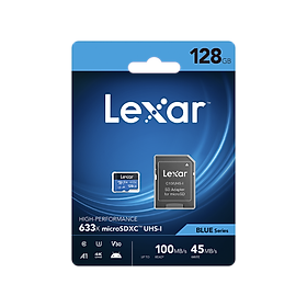 Mua Thẻ nhớ MicroSD Lexar 32/64/128 GB Class 10  U1  V10  A1 633X Tốc Độ 100mb/s - Hàng Chính Hãng