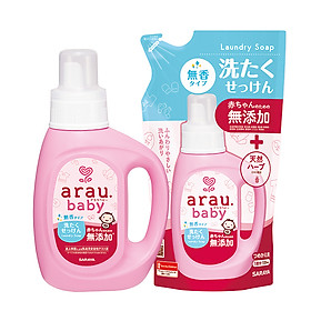 Combo Nước Giặt Arau Baby Bình 800ml + Túi 720ml