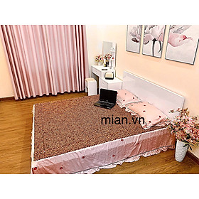 Chiếu hạt gỗ hương hạt 15 ly kích thước 1,8m x2m ( hình thật ) - Chiếu điều hòa cho phòng ngủ - Nệm mát xa 