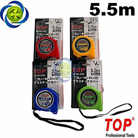 Thước cuộn 5.5m bảng 19mm TOP KR-MK-5519 in 2 mặt có 4 màu ngẫu nhiên
