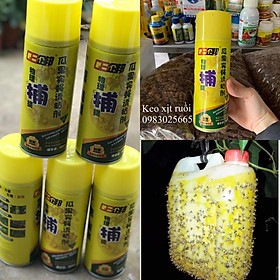 Mua KEO XỊT BẪY RUỒI VÀNG chai 450ml (dùng xịt khoảng 40 chai lavi) - Hiệu quả ngay  an toàn cho người sử dụng