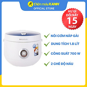 Nồi cơm nắp gài Sunhouse SHD8606