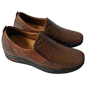 Giày Lười Nam Tăng Chiều Cao Da Bò Thật BIGGBEN Cao Cấp GM270