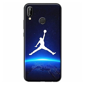 Ốp Lưng Dành Cho Điện Thoại Huawei Nova 3E - Jordan Nền Xanh Đen