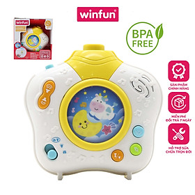 Đèn chiếu sao ru ngủ giai điệu nhạc trắng - tiếng ồn trắng giúp bé ngủ ngon chuẩn Easy - Winfun 0806