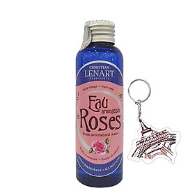 Nước Hoa Hồng Chiết Xuất Từ Cánh Hoa Hồng Roses Christian Lenart 100ml + Tặng Kèm 1 Móc Khóa Hình Tour Eiffel Viền Đỏ