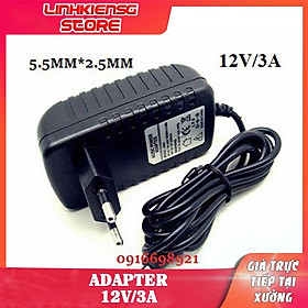 Mua Nguồn Điện Sạc Adapter 12V 3A jack DC 5.5 * 2.5 mm - nguồn camera ĐÈN LED livestream live makeup trang điểm.