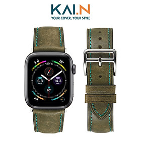 Dây Đeo Da Dành Cho Apple Watch Ultra / Apple Watch Series 1-8/SE/SE 2022, Kai.N_Genuine Leather - Hàng Chính Hãng