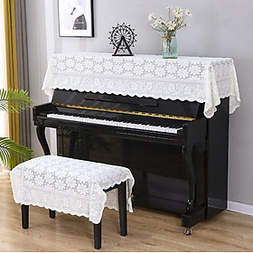 Mua Khăn phủ đàn piano cơ đàn piano điện tử 88 phím phong cách Châu Âu cổ điển sang trọng chống bụi chống xước