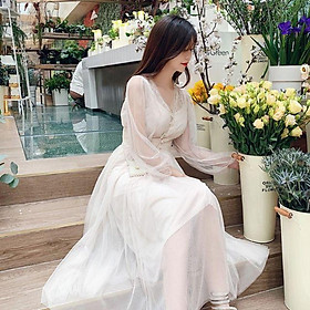 Váy Ulzzang công chúa cổ tích phong cách Hàn Quốc