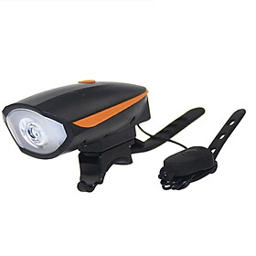 LED Bicycle Headlight Bike Head Light Front Lamp Cycling + Horn Daily Waterproof