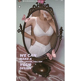Mẫu bralette hoạ tiết hoa cúc nhí thanh lịch và nữ tính