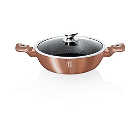 Mua Nồi chảo có nắp 2 quai cầm Berlinger Haus BH/1519N 28cm - màu rose gold