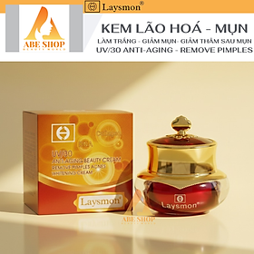 Kem LAYSMON UV/30 - ANTI-AGING BEAUTY CREAM 20G Chống Lão Hóa - Giảm Nếp Nhăn - Trắng Da - Ngừa Mụn - Giảm Tác Nhân Gây Mụn
