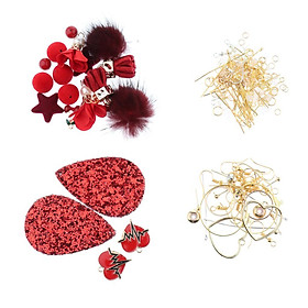 Jewelry Making Beads Pompoms Heart Shape A-00189