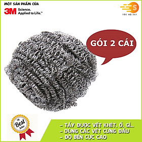 Mua Gói 2 miếng cước cọ rửa siêu bền inox Scotch-Brite 3M CR-IN25G