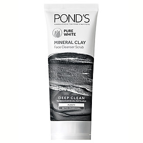 Sữa Rửa Mặt Pond's Đất Sét Khoáng Detox Dạng Hạt (90g)