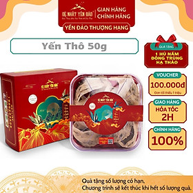 Yến Khánh Hòa - Yến Thô Đảo [Hộp 50g] - Đệ Nhất Yến Đảo - Tăng cường sức đề kháng - Bổ phổi - Hỗ trợ điều trị ung thư - Điều hòa huyết áp - Cải thiện giấc ngủ - Bổ khí dưỡng nhan - Tăng cường sinh lực nam nữ