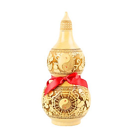 Hồ lô gỗ đào 25cm - Thâu Thu Tà Khí, Hóa Giải Bệnh Phù, Mang Lại Bình An Cho Gia Chủ.