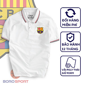 Áo Polo Boro Sport Chất Liệu Vải Poly Thái Giữ Form Thiết Kế Thời Trang Năng Động Barcelona
