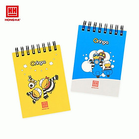 Combo 2 Sổ lò xo ngang 200 trang A7 Hồng Hà Oringa 4165
