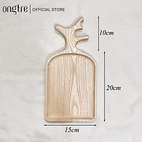 Mua Khay gỗ ONGTRE tự nhiên hình tròn  chữ nhật  vuông  Nhiều kích thước  Gỗ Tần Bì nguyên khối  (Hàng VN)