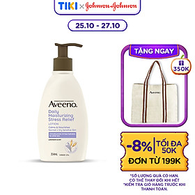 Sữa dưỡng thể cho da nhạy cảm, giảm căng thẳng hương lavender Aveeno