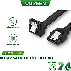 Cáp SATA 3.0 tốc độ truyền tải cao 6Gb/s dài 0.5m UGREEN US217 - Hàng chính hãng