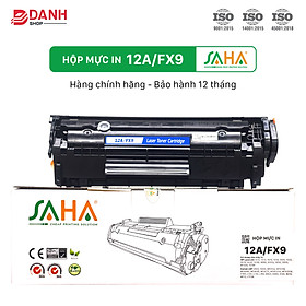 Mua Hộp mực in 12A/FX9 - SAHA - Hộp mực dùng cho máy in Canon: LBP 2900  3000  HP: LaserJet 1010  1012  1015  1018  1020  1022  3015  3020  3030  3050  3052  3055  M1005MFP  M1319MFP