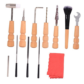 1 Set Guitar Repair Kits Maintenance Tools with Storage Bag for Luthier Guitarist DIY Parts